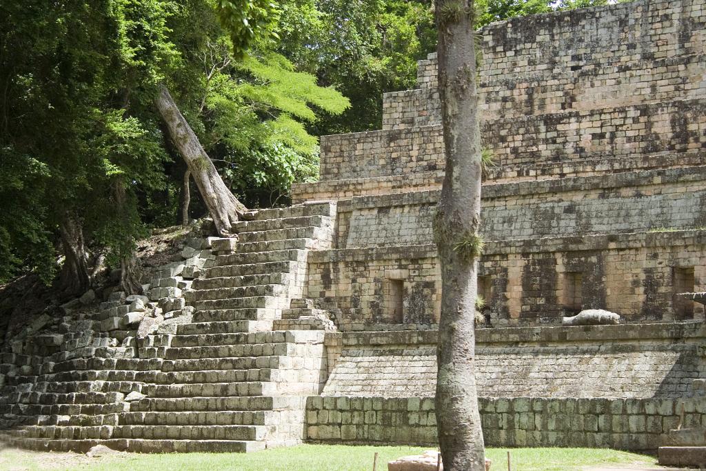 Copan, le mur des inscriptions [Honduras]