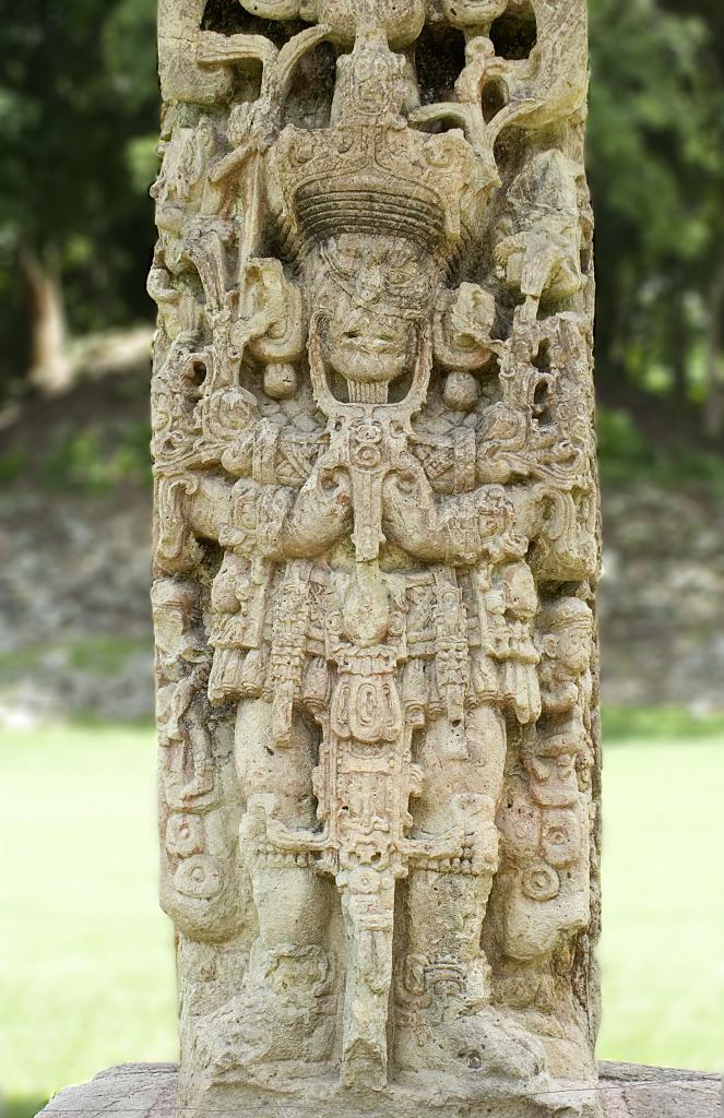 Copan, la stèle du jaguar [Honduras]