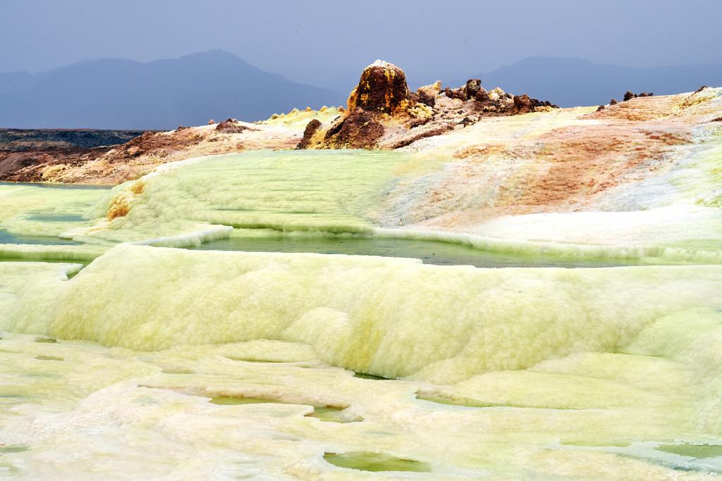 Mines de soufre du Dallol, dépression du Danakil