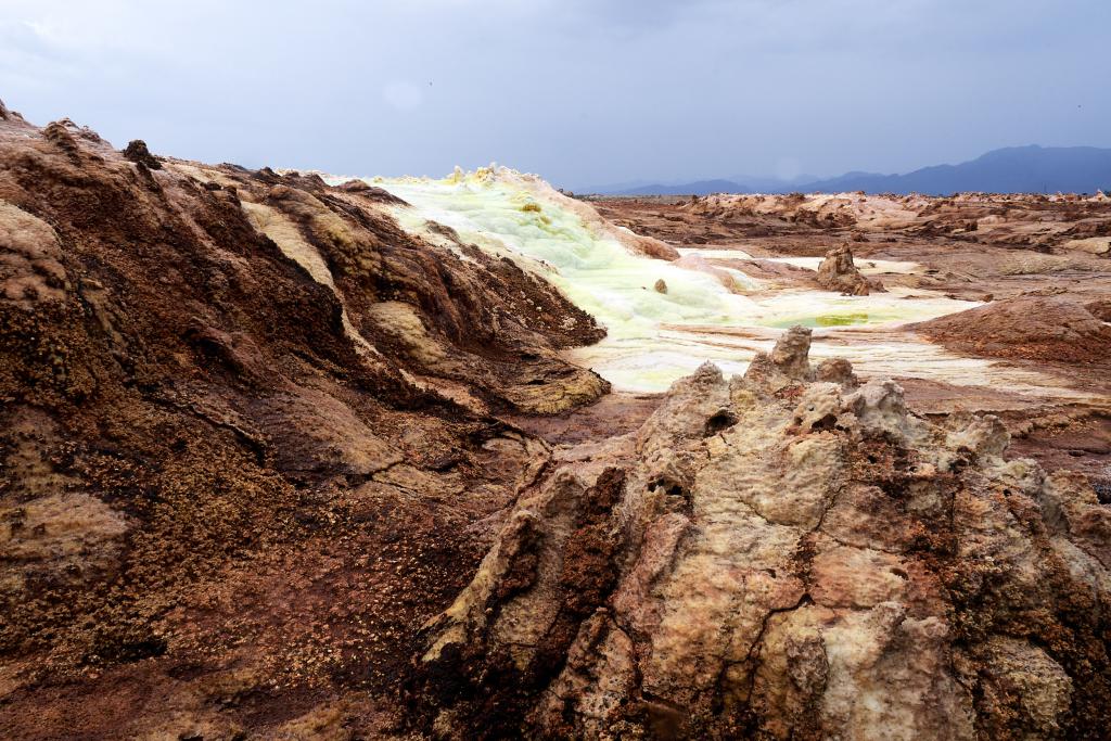 Mines de soufre du Dallol, dépression du Danakil