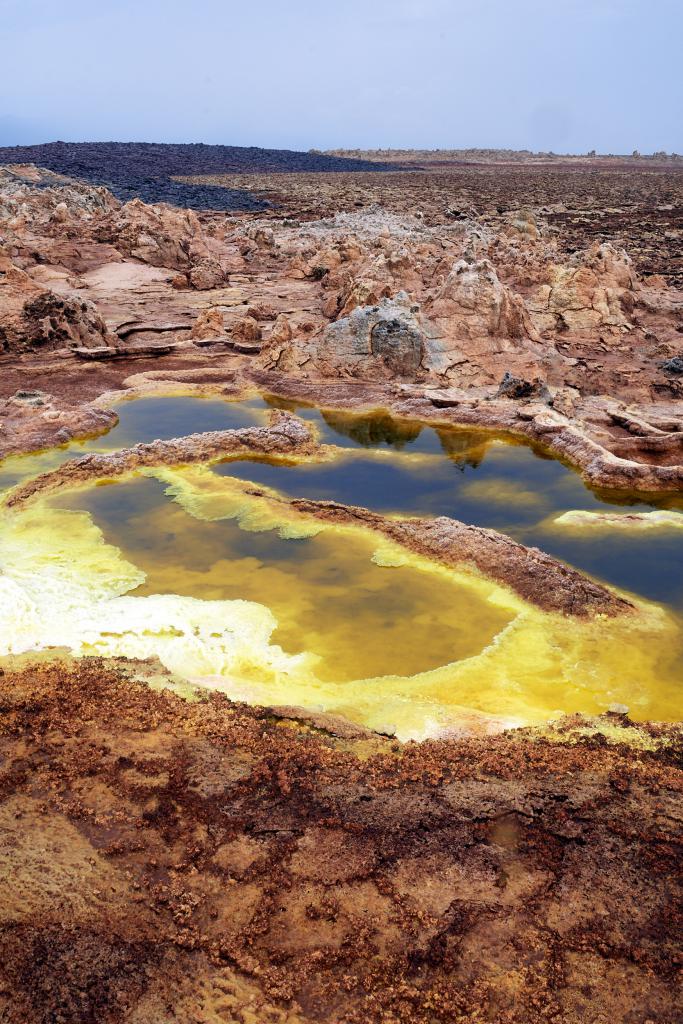 Mines de soufre du Dallol, dépression du Danakil