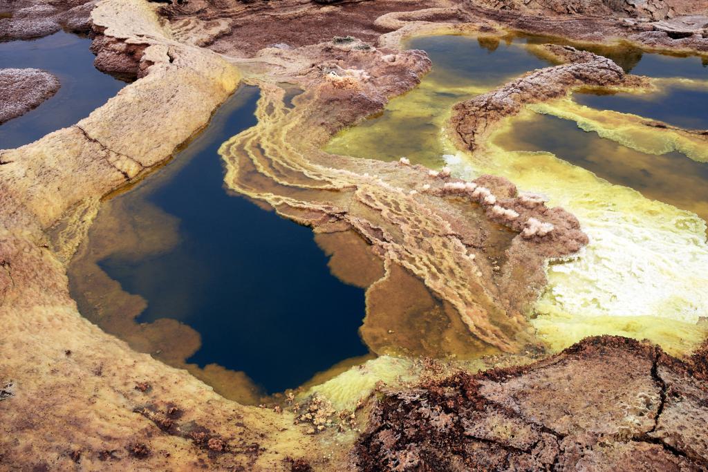 Mines de soufre du Dallol, dépression du Danakil