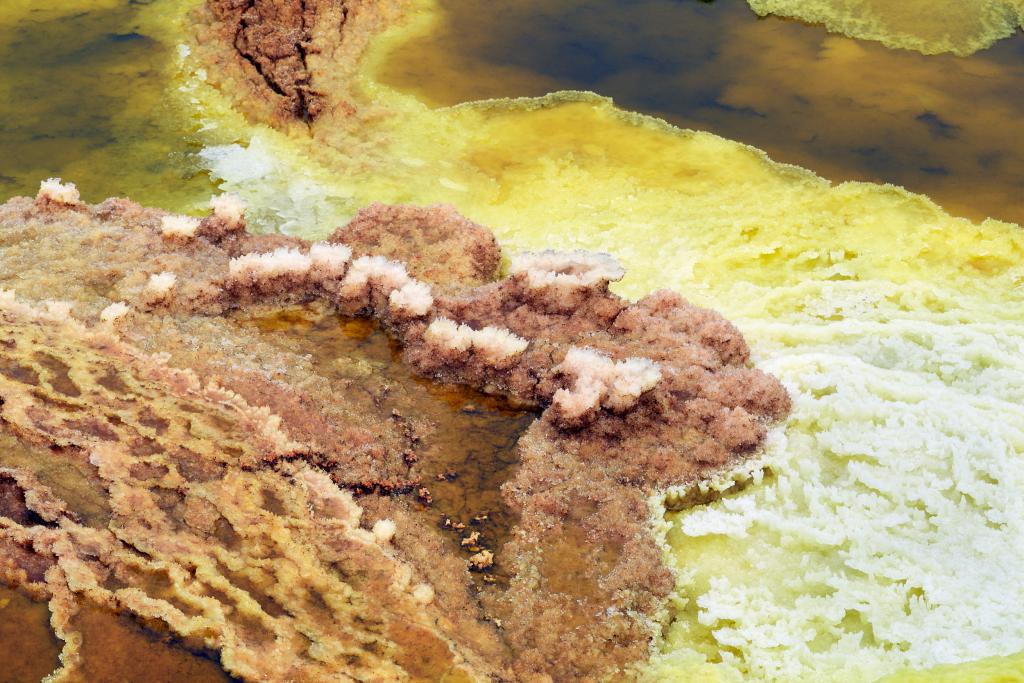 Mines de soufre du Dallol, dépression du Danakil