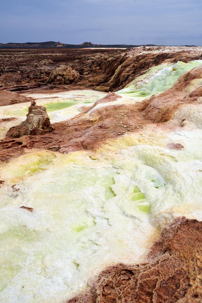 Mines de soufre du Dallol, dépression du Danakil