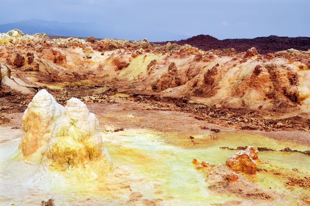 Mines de soufre du Dallol, dépression du Danakil