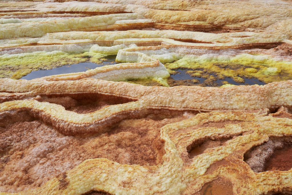 Mines de soufre du Dallol, dépression du Danakil