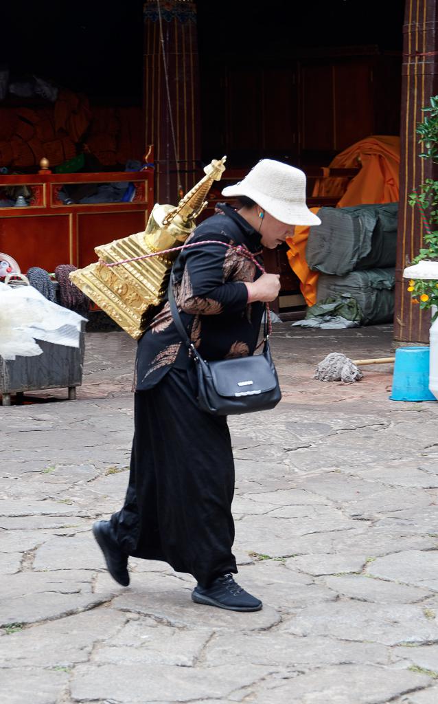 Dans le temple du Jokhang, Lhassa [Tibet] - 2019