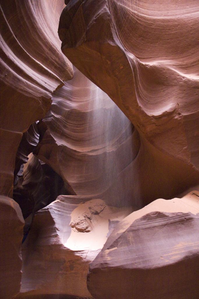 Filet de sable à Antelope Canyon, Arizona [Etats-Unis]