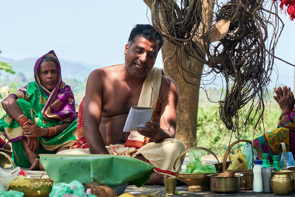 Cérémonie de célébration de la fête du printemps [Orissa, Inde] - 2020