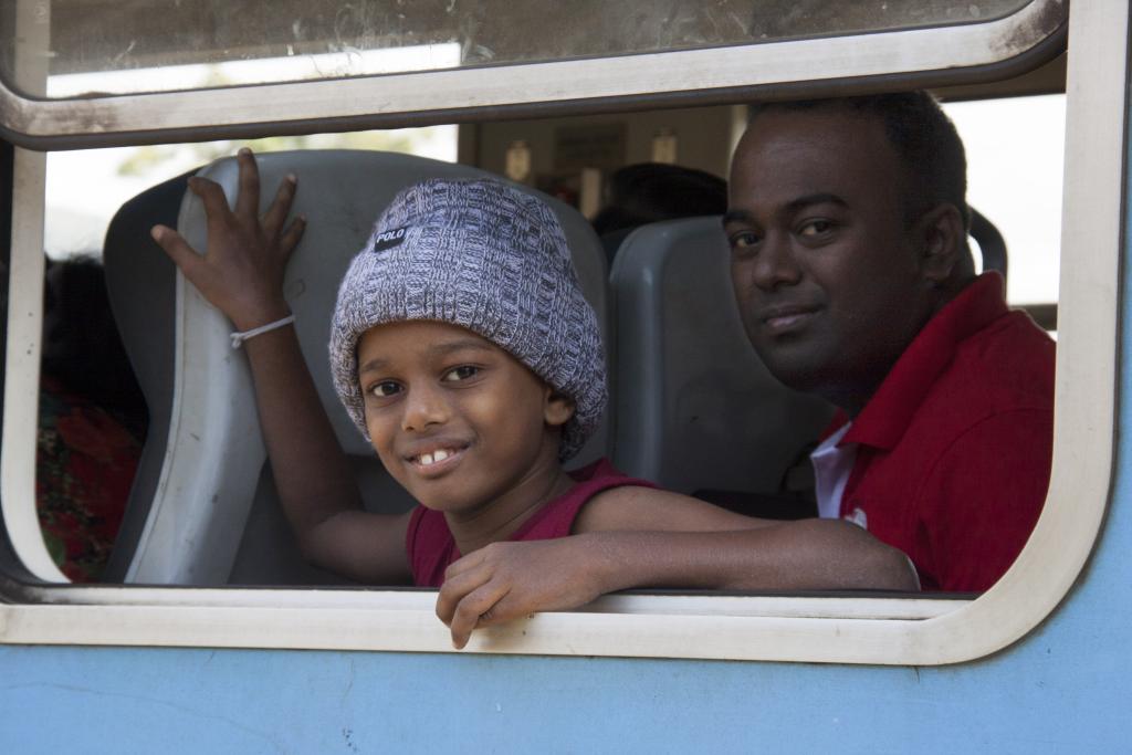 Sur le quai de la gare d'Heel Oya [Sri Lanka] - 2016