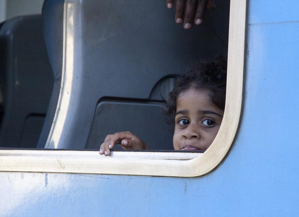 En attendant le départ du train, gaure de Heel-Oya [Sri Lanka] - 2016