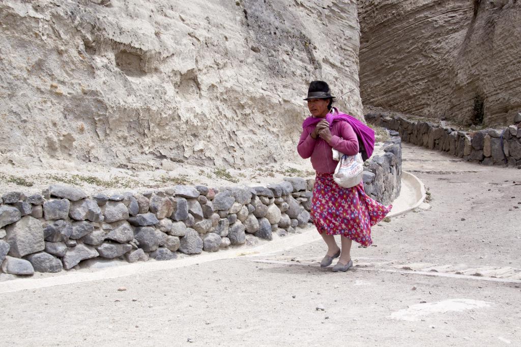 Descente vers la lagune de Quilotoa [Equateur] - 2015