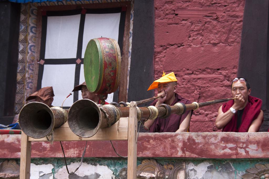 Monastère de Lhagang, Pays de Kham, ancien Grand Tibet [Chine] - 2014