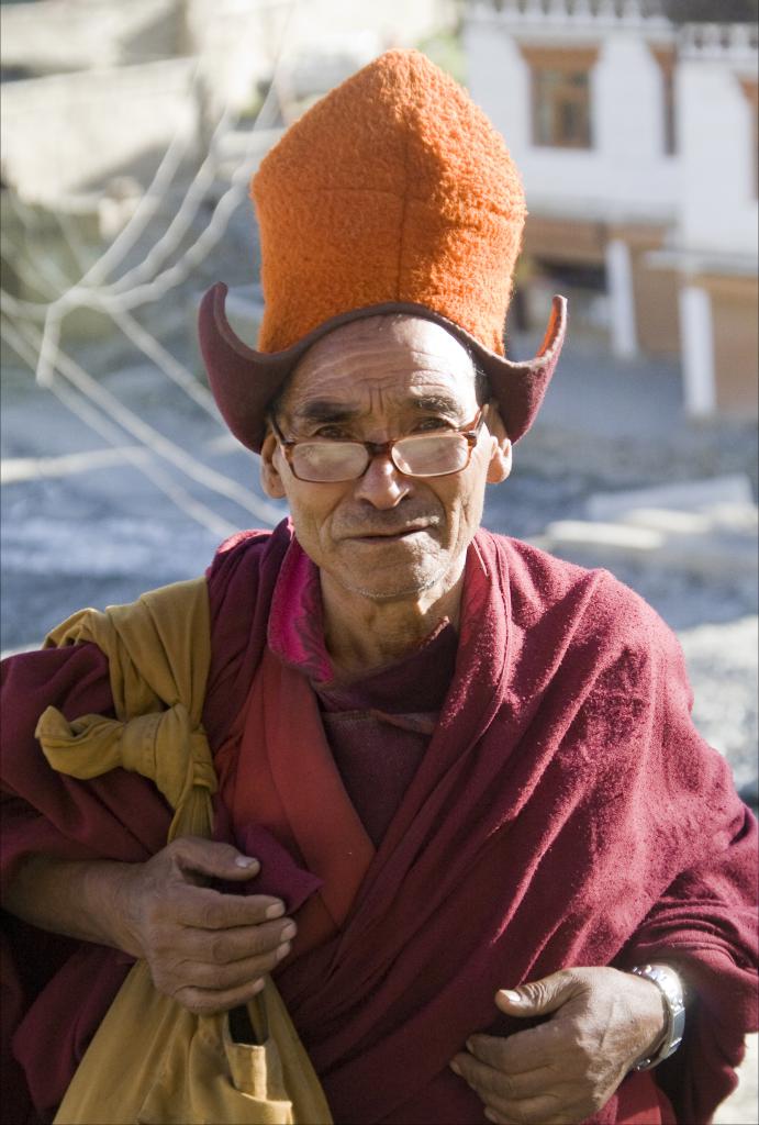 Moine à Karsha, Zanskar [Inde] - 2010