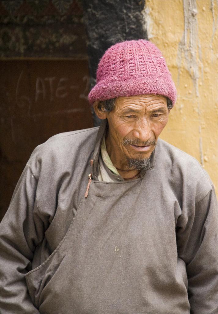 Gardien du monastère d'Alchi, Ladhak [Inde] - 2008