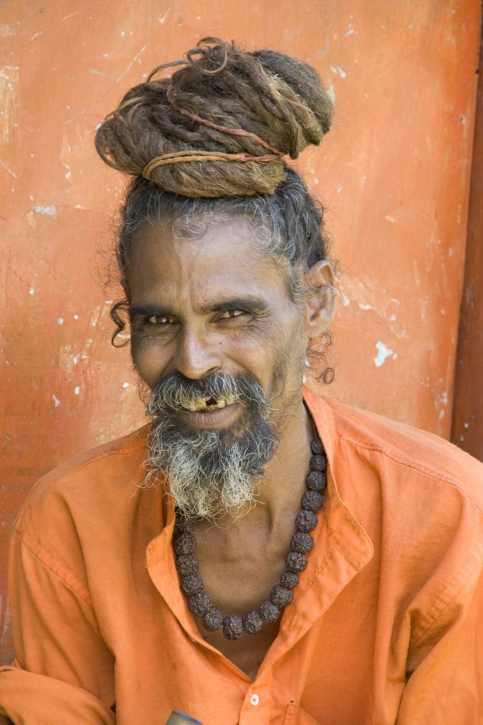Saddhu en route vers Dara, Mustang [Népal] - 2008