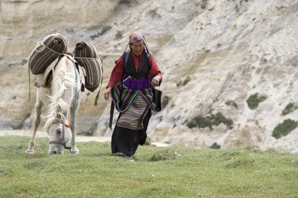 Sur la route de Lhô Mantang, Mustang [Népal] - 2008