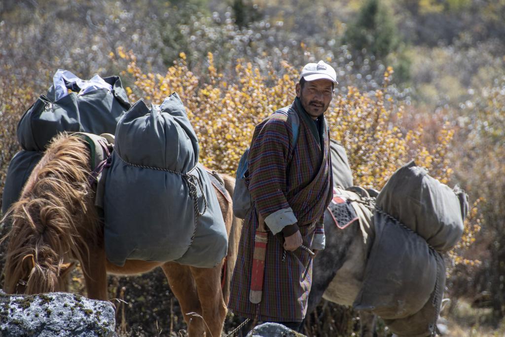 Entre Take Hankhar et Kulu Khar, district de Gasa [Bhoutan] - 2018