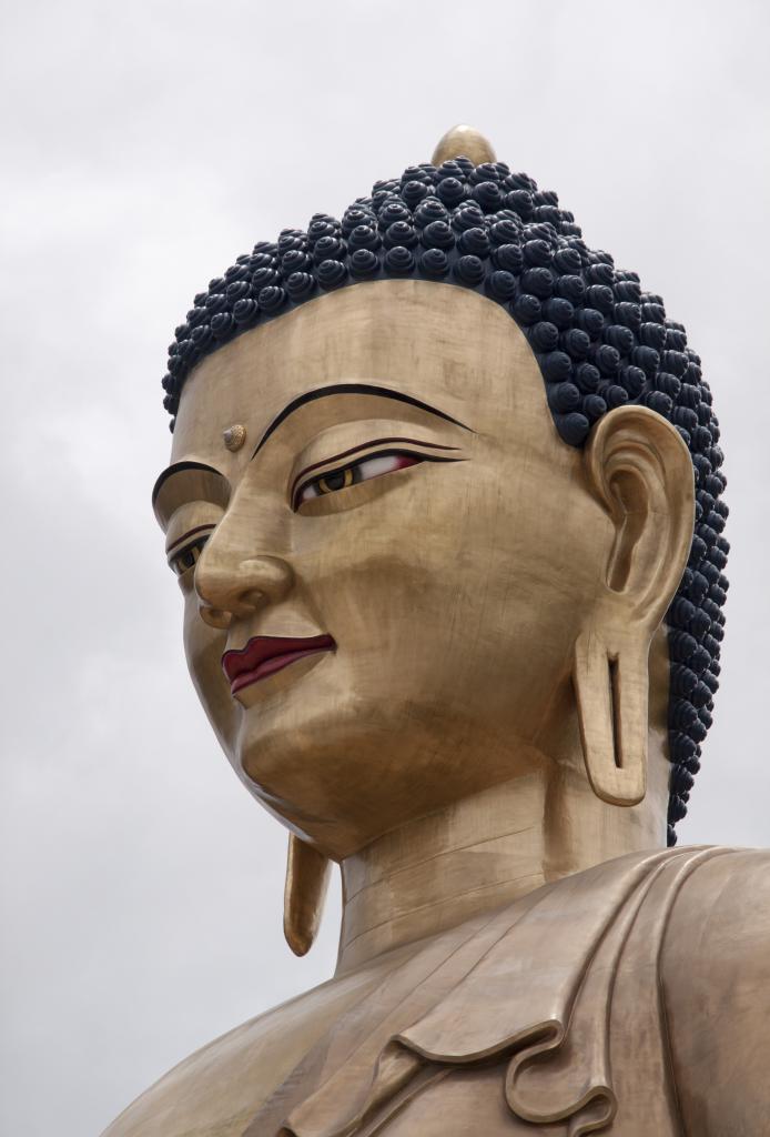 Le buddha du Kuenselphodrang, vallée de Thimphu [Bhoutan] - 2017