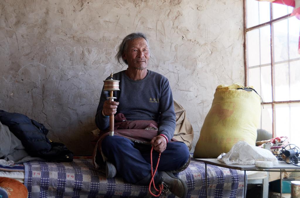 Semi-nomades au lac Tong Tso [Tibet] - 2019