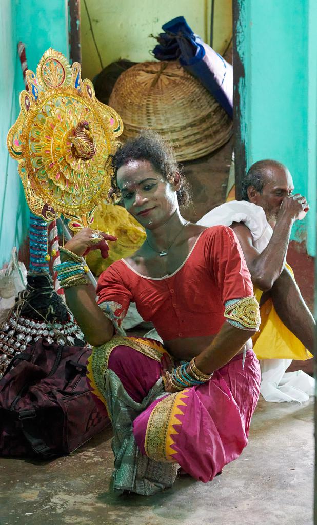 Danseurs de Raghurajpur [Orissa, Inde] - Maquillage