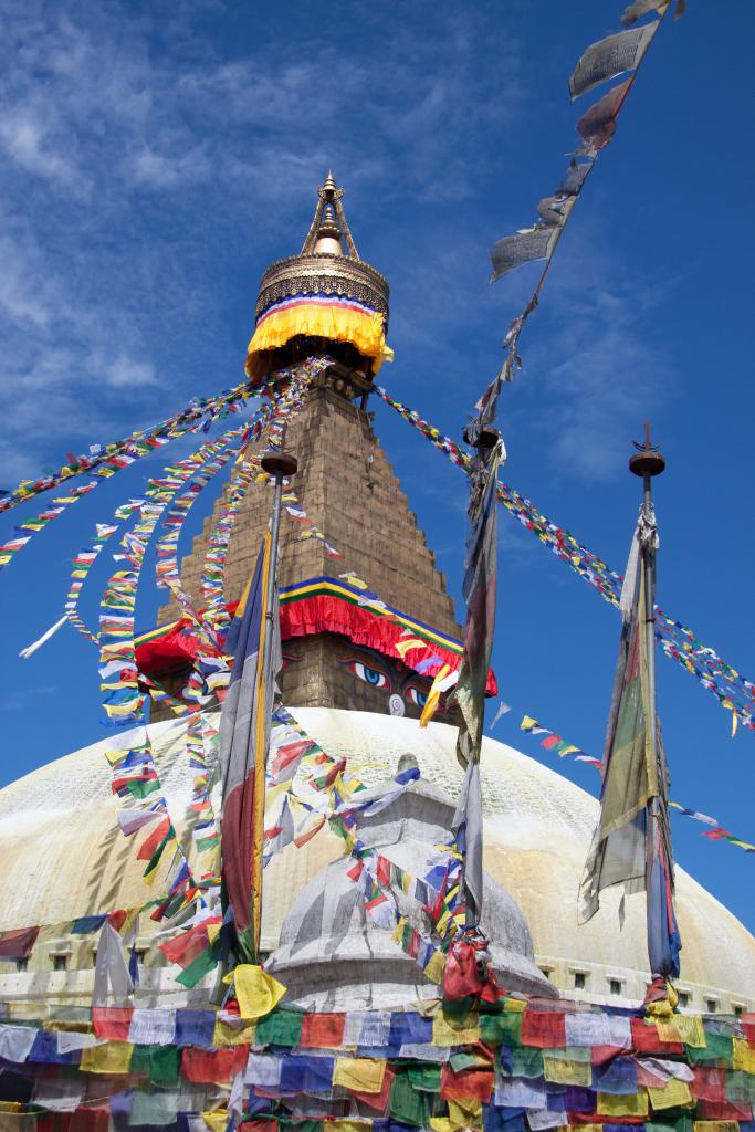 Bodnath (Buddhanath) et son stupa du XIVe siècle