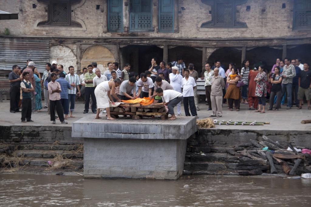 Crémation à Pashupatinath, Kathmandu -2012