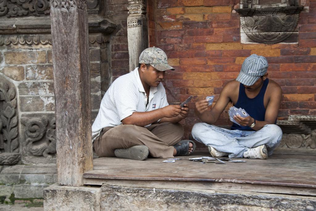 Joueurs de cartes, Bakhtapur