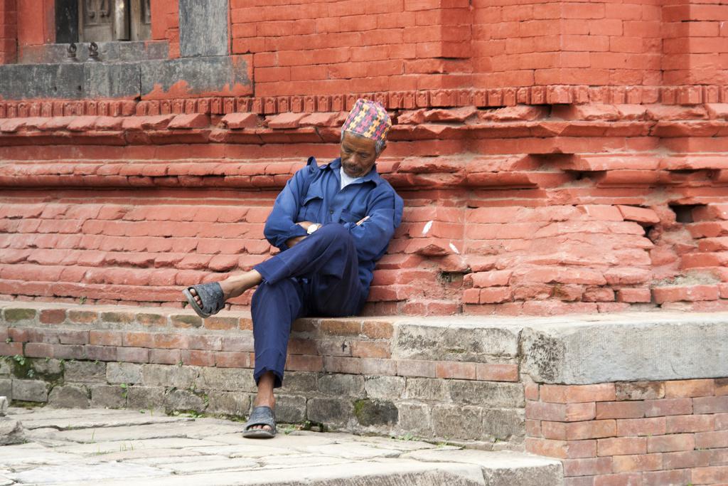 Gardien endormi, Bhaktapur